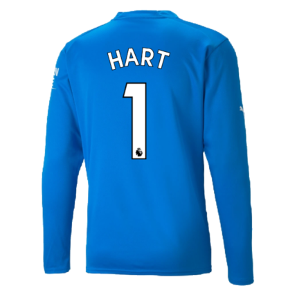 2022-2023 Man City LS Goalkeeper Shirt (Electric Blue) (HART 1)