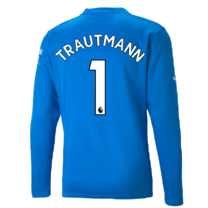 2022-2023 Man City LS Goalkeeper Shirt (Electric Blue) (TRAUTMANN 1)
