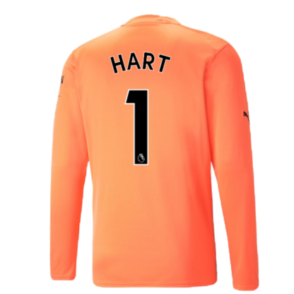 2022-2023 Man City LS Goalkeeper Shirt (Neon Citrus) (HART 1)
