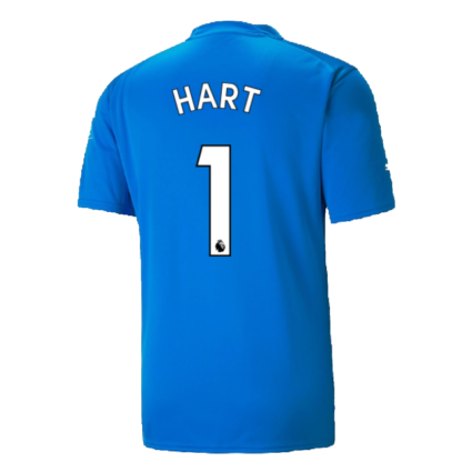 2022-2023 Man City SS Goalkeeper Shirt (Electric Blue) (HART 1)