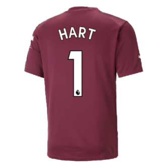 2022-2023 Man City SS Goalkeeper Shirt (Grape Wine) (HART 1)