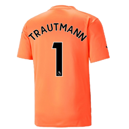 2022-2023 Man City SS Home Goalkeeper Shirt (Neon Citrus) (TRAUTMANN 1)