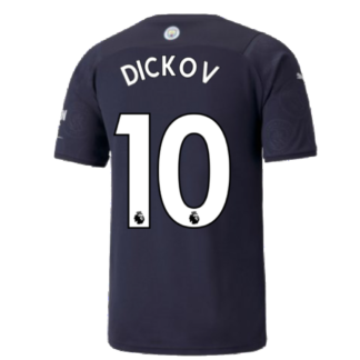 2021-2022 Man City Third Shirt (DICKOV 10)