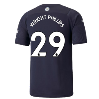 2021-2022 Man City Third Shirt (WRIGHT PHILLIPS 29)