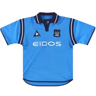 2001-02 Manchester City Le Coq Sportif Home Shirt XL.Boys