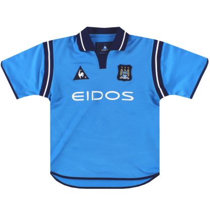 2001-02 Manchester City Le Coq Sportif Home Shirt XL.Boys