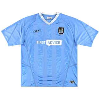 2003-04 Manchester City Reebok Home Shirt XL - Manchester City / Excellent / XL