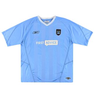 2003-04 Manchester City Reebok Home Shirt XL - Manchester City / Very Good / XL