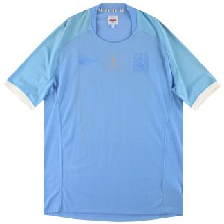2010-11 Manchester City Umbro 'FA Cup Winners' Home Shirt L - Manchester City / Excellent / Large