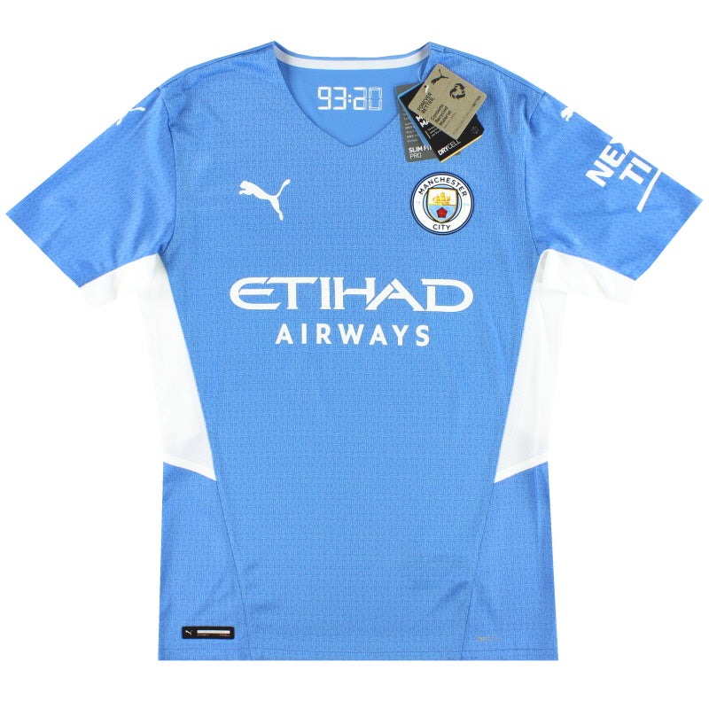 2021-22 Manchester City Puma Player Issue Home Shirt *w/tags* - Manchester City / w/tags / Small