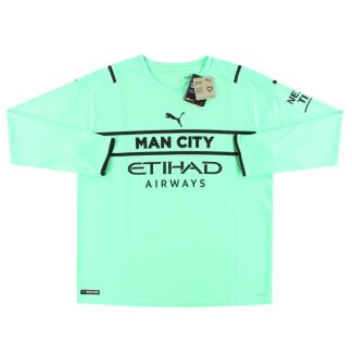 2021-22 Manchester City Puma Third Goalkeeper Shirt *w/tags* - Manchester City / w/tags / Medium