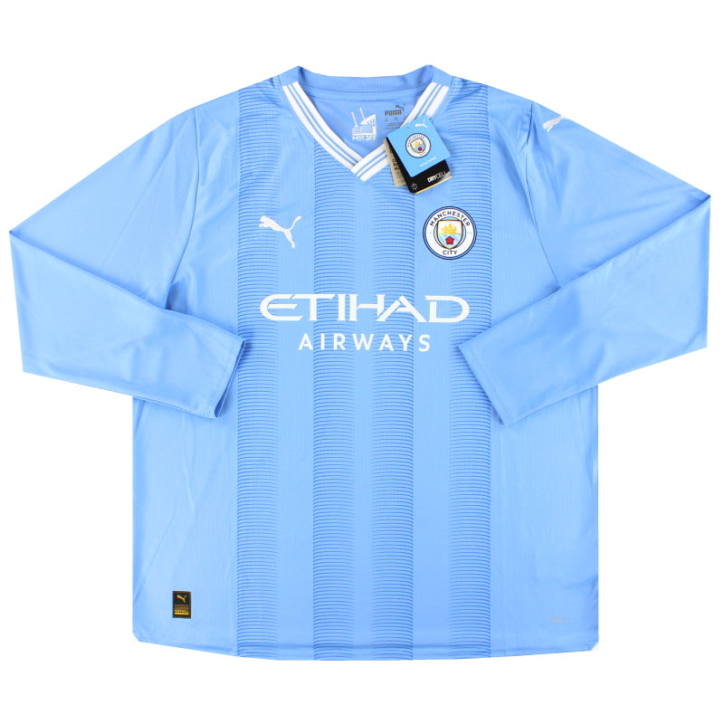2023-24 Manchester City Puma Home Shirt L/S *w/tags* - Manchester City / w/tags / XXL