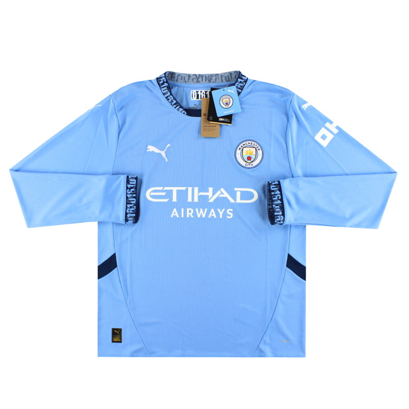 2024-25 Manchester City Puma Home Shirt L/S *w/tags* - Manchester City / w/tags / XL