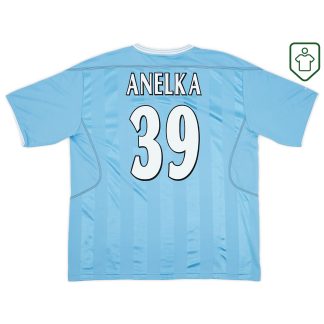 Manchester City Reebok Home Shirt Anelka #39 2003-04 - Excellent - 8/10
