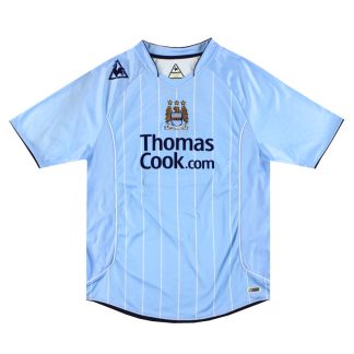 2007-08 Manchester City Le Coq Sportif Home Shirt M - Manchester City / Excellent / Large