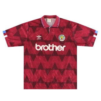 1990-92 Manchester City Umbro Away Shirt XL - Manchester City / Excellent / XL