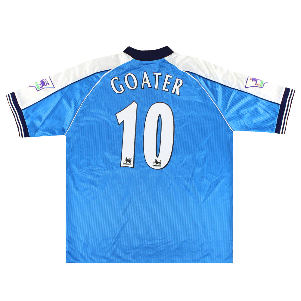 1999-01 Manchester City Le Coq Sportif Home Shirt Goater #10 XL - Manchester City / Excellent / XL