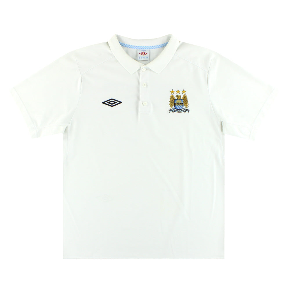 2010-12 Manchester City Umbro Polo Shirt XL - Manchester City / Excellent / XL