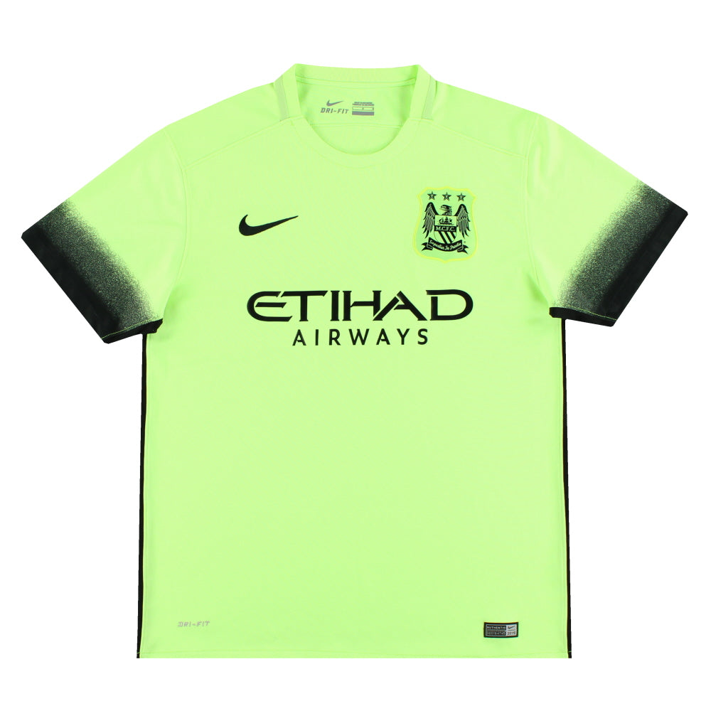 2015-16 Manchester City Nike Third Shirt L - Manchester City / Excellent / Large