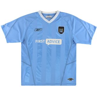 2003-04 Manchester City Reebok Home Shirt XXXL - Manchester City / Very Good / XXXL