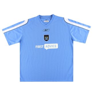 2003-04 Manchester City Reebok Training Shirt XXL - Manchester City / Excellent / XXL