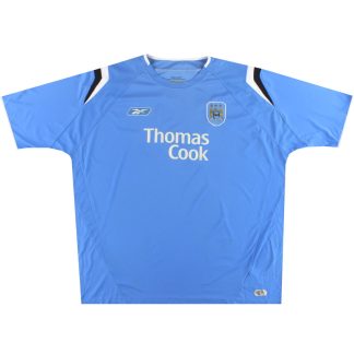 2004-06 Manchester City Reebok Home Shirt XXL - Manchester City / Very Good / Large