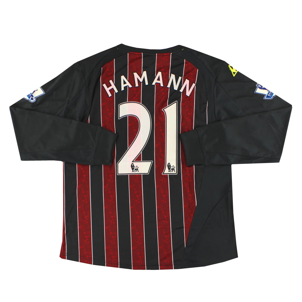 2008-09 Manchester City Le Coq Sportif Away Shirt Hamann #12 L/S *Mint* XL - Manchester City / Mint / XL