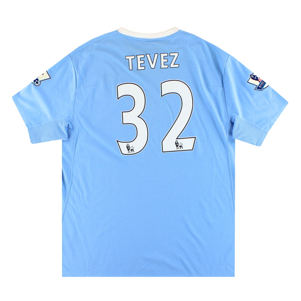 2009-10 Manchester City Umbro Home Shirt Tevez #32 XL - Manchester City / Excellent / XL