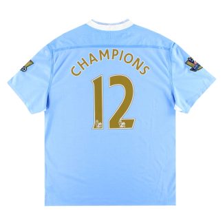 2011-12 Manchester City Umbro Home Shirt Champions #12 *w/tags* XXL - Manchester City / w/tags / XXL