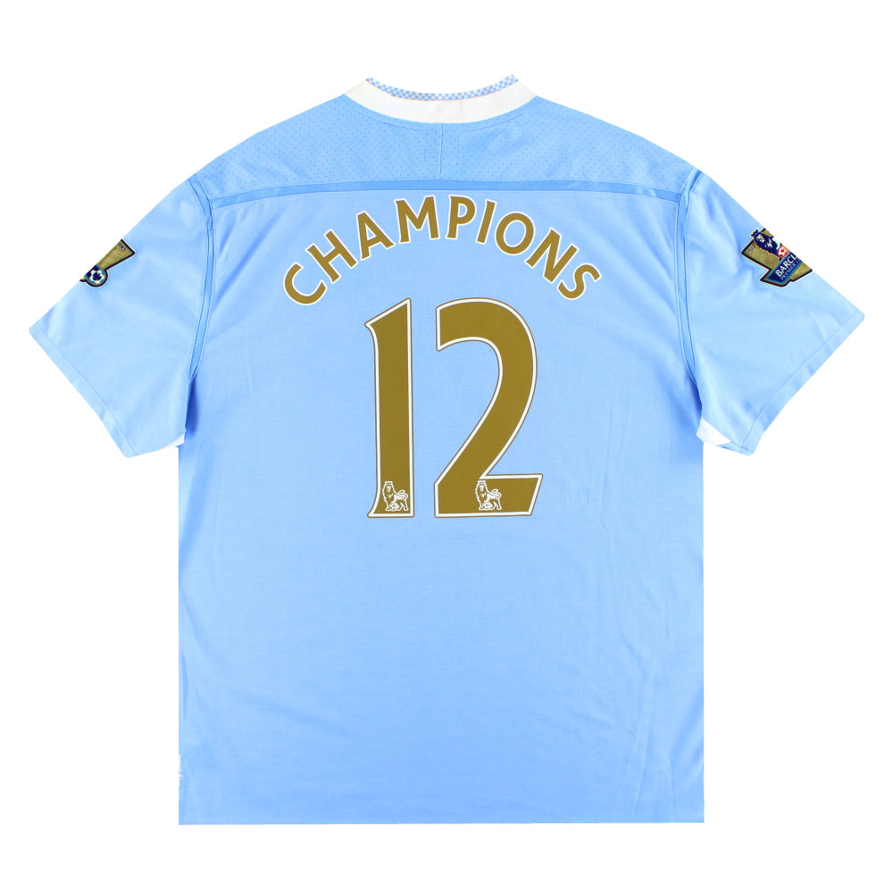 2011-12 Manchester City Umbro Home Shirt Champions #12 *w/tags* XXL - Manchester City / w/tags / XXL