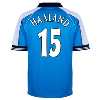 Manchester City 2000 Haaland No 15 Retro Shirt