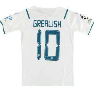 2021-22 Manchester City Puma Player Issue Away Shirt Grealish #10 S - Manchester City / Excellent / Small