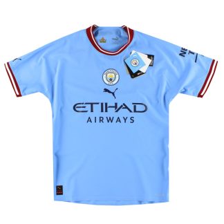 2022-23 Manchester City Puma Player Issue Home Shirt *w/tags* - Manchester City / w/tags / Large