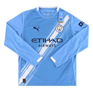 2025-26 Manchester City Puma Home Shirt L/S *w/tags* - Manchester City / w/tags / Medium
