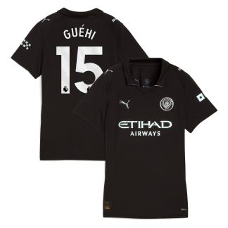 Manchester City PUMA Away Shirt 2025-26 - Womens with Guéhi 15 printing