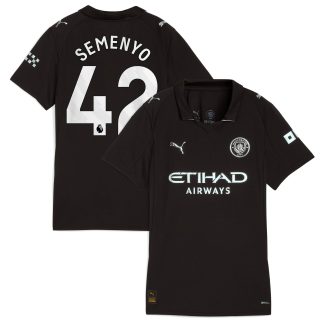 Manchester City PUMA Away Shirt 2025-26 - Womens with Semenyo 42 printing