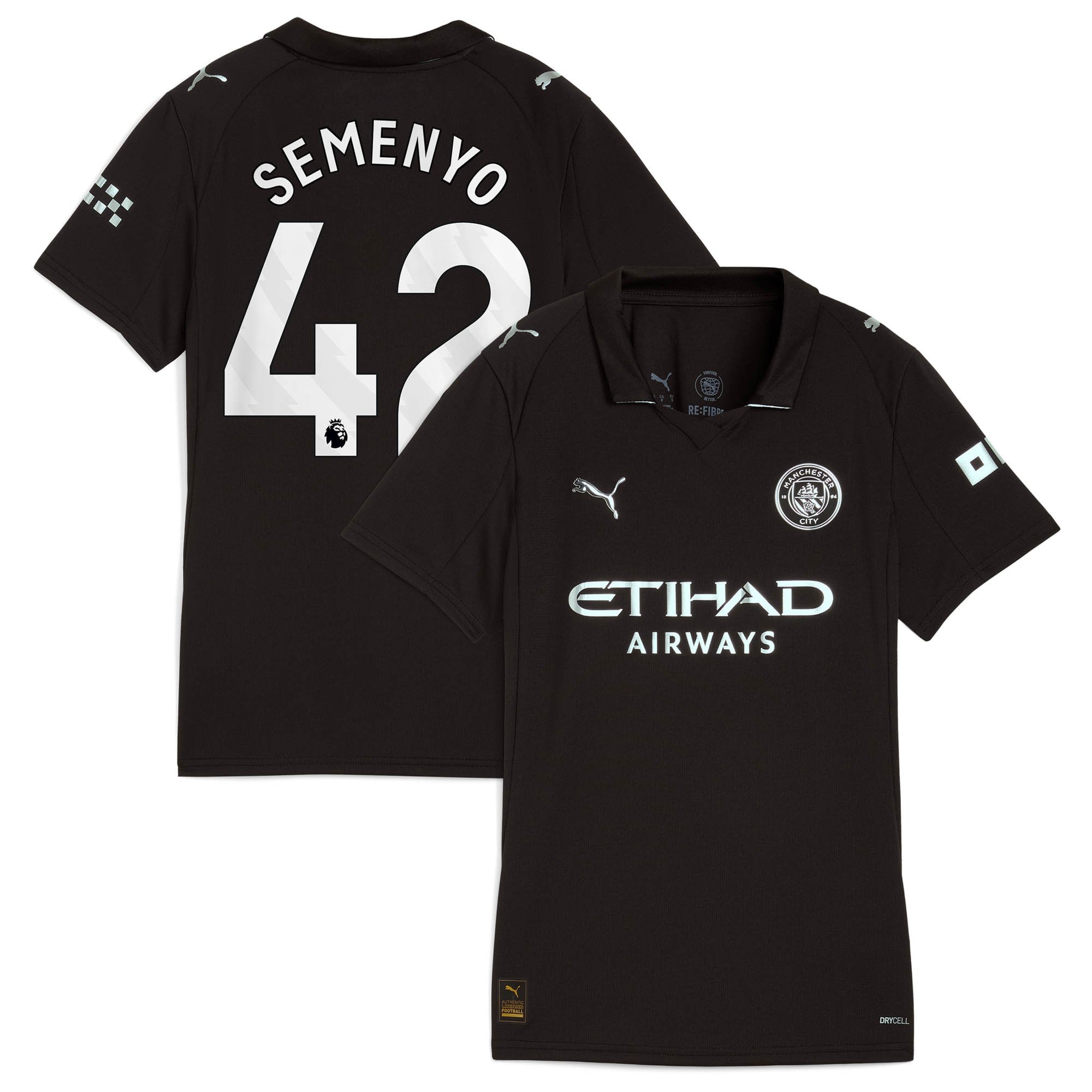 Manchester City PUMA Away Shirt 2025-26 - Womens with Semenyo 42 printing