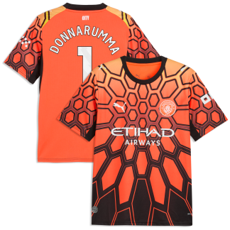 Manchester City PUMA Goalkeeper Shirt 2026-27 with Donnarumma 1 printing
