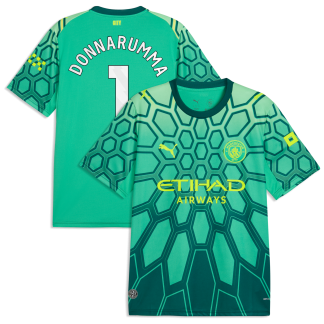 Manchester City PUMA Goalkeeper Shirt 2026-27 with Donnarumma 1 printing
