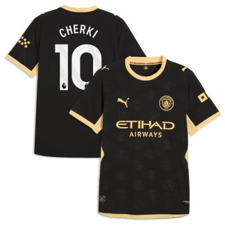 Manchester City Puma Authentic Away Shirt 2026-27 with Cherki 10 printing