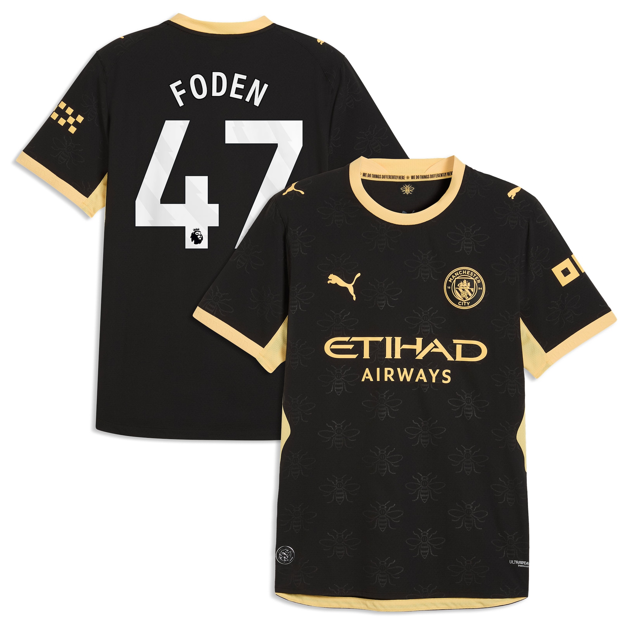 Manchester City Puma Authentic Away Shirt 2026-27 with Foden 47 printing