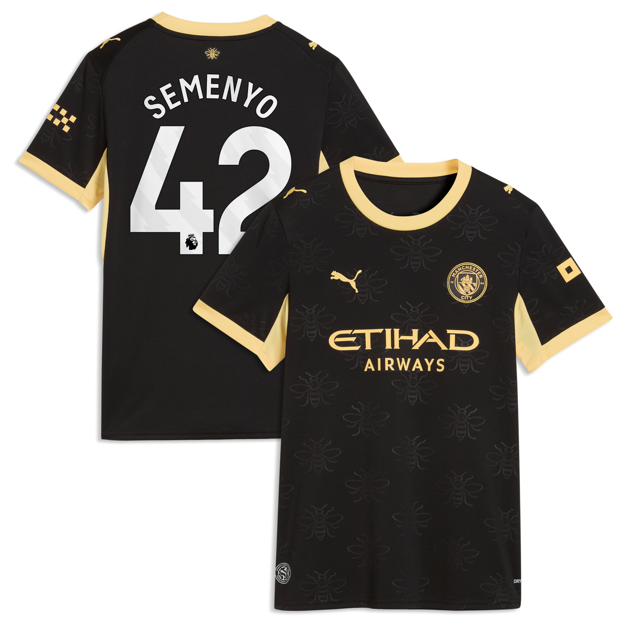 Manchester City Puma Away Shirt 2026-27 - Womens with Semenyo 42 printing