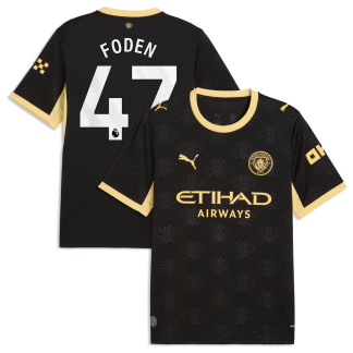 Manchester City Puma Away Shirt 2026-27 with Foden 47 printing