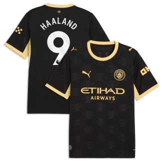 Manchester City Puma Away Shirt 2026-27 with Haaland 9 printing