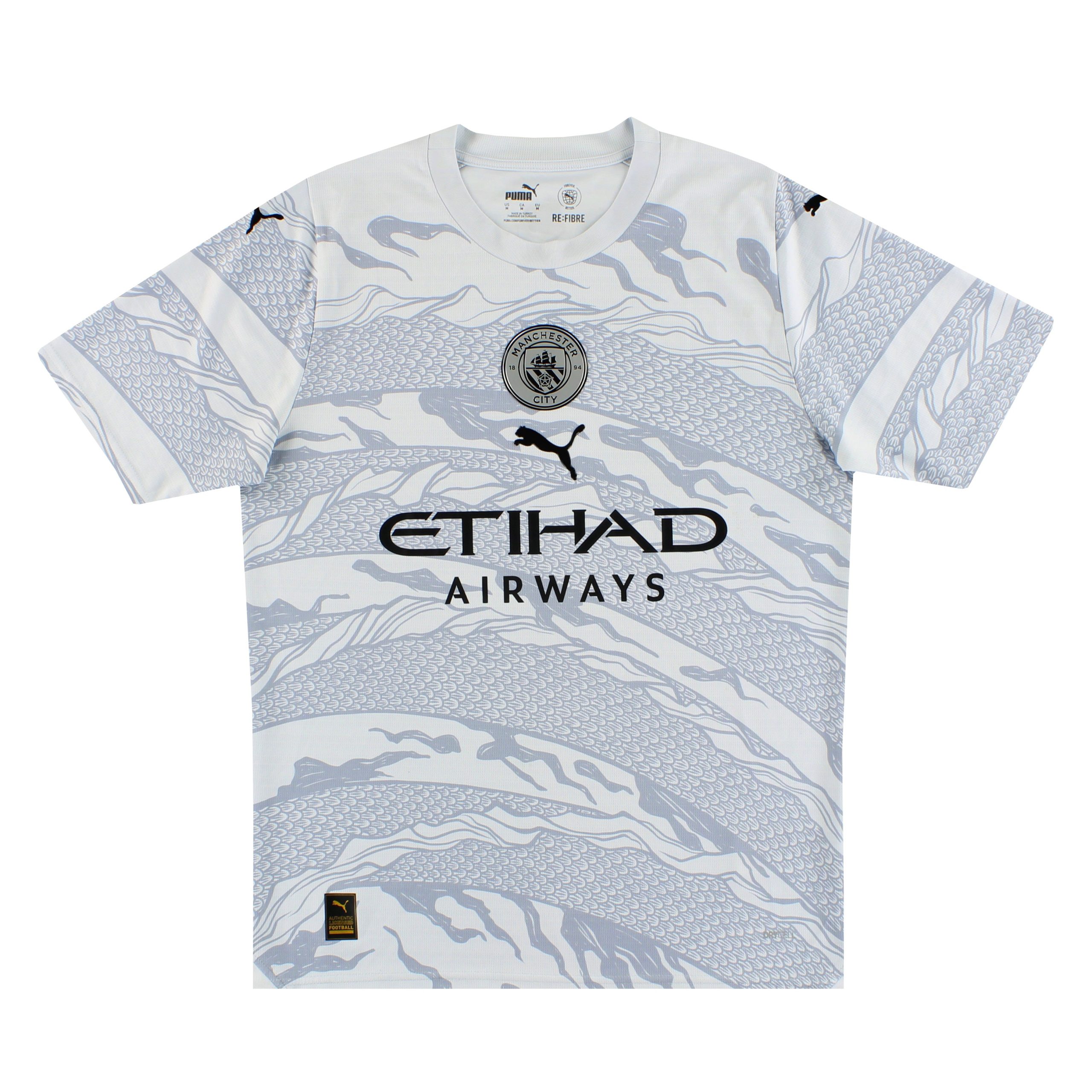 2024-25 Manchester City Puma 'Year Of The Dragon' Shirt M - Manchester City / Excellent / Medium