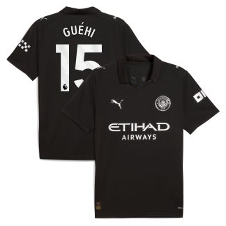 Manchester City PUMA Away Shirt 2025-26 with Guéhi 15 printing