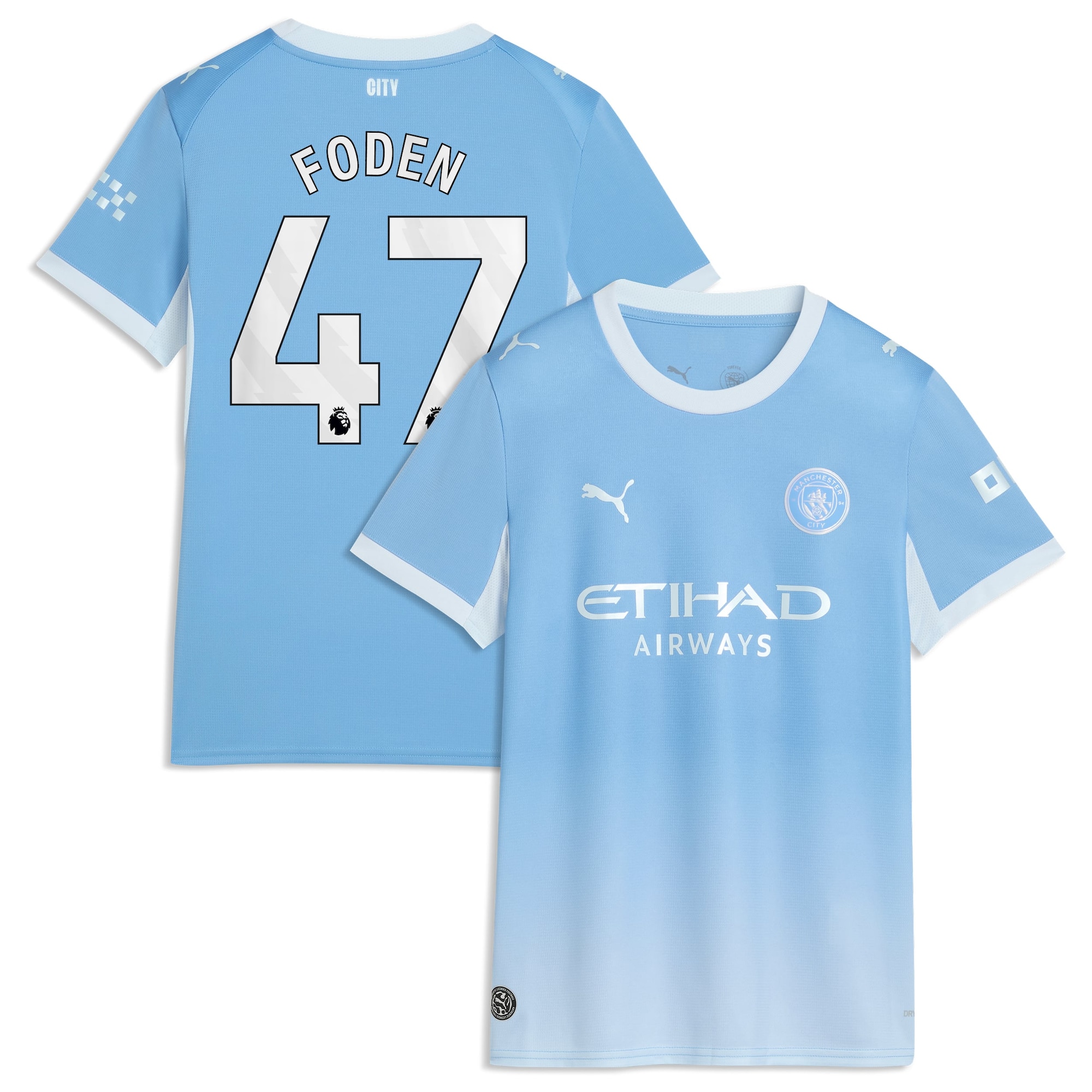 Manchester City PUMA Home Shirt 2026-27 - Womens with Foden 47 printing