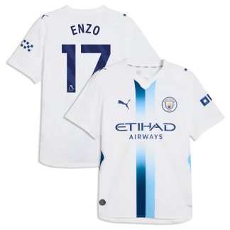 Manchester City Puma Authentic Third Shirt 2026-27 with Enzo 17 printing