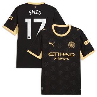 Manchester City Puma Away Shirt 2026-27 with Enzo 17 printing