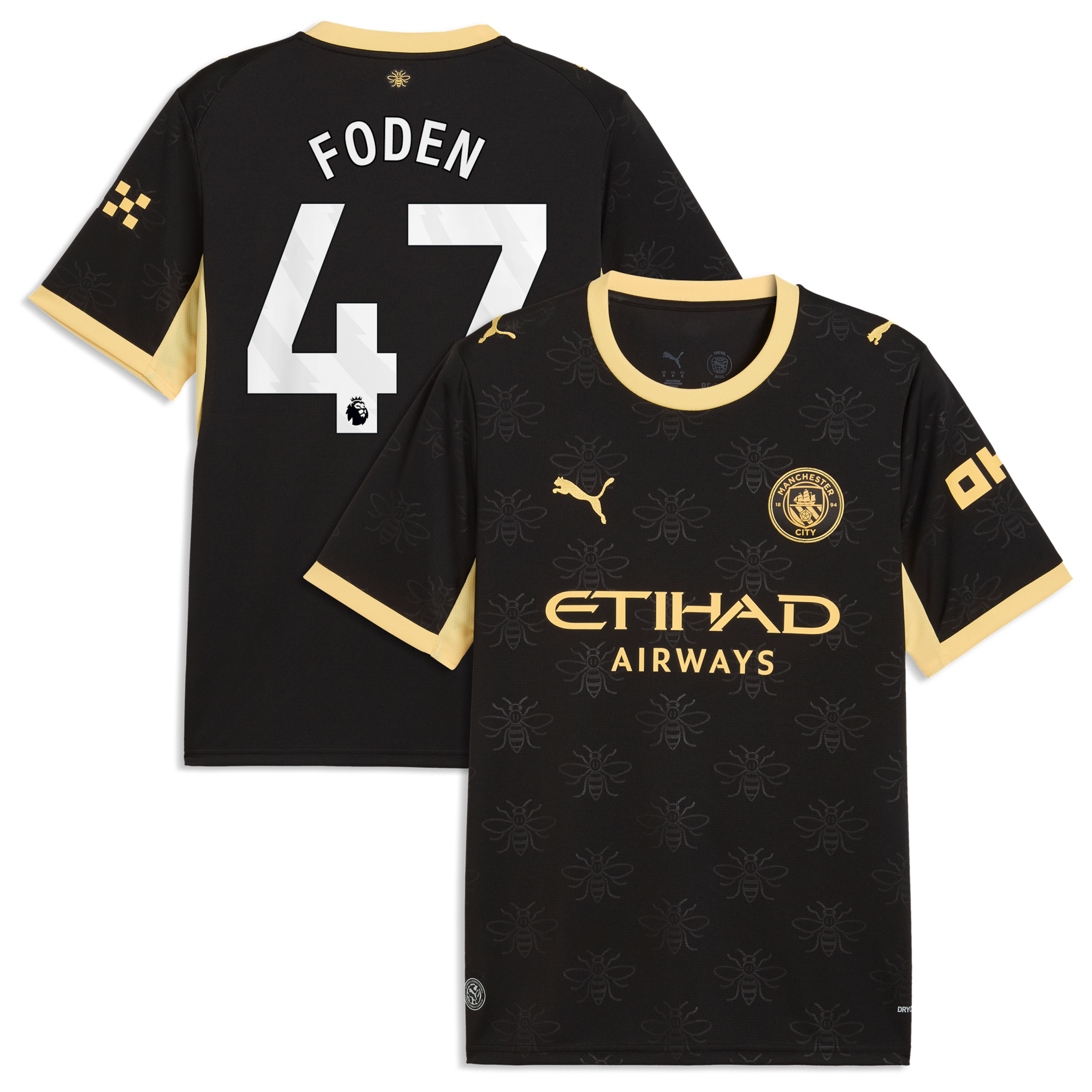 Manchester City Puma Away Shirt 2026-27 with Foden 47 printing